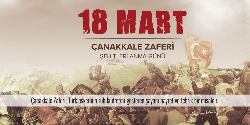18 Mart Çanakkale Zaferi Şehitleri Anma Günü