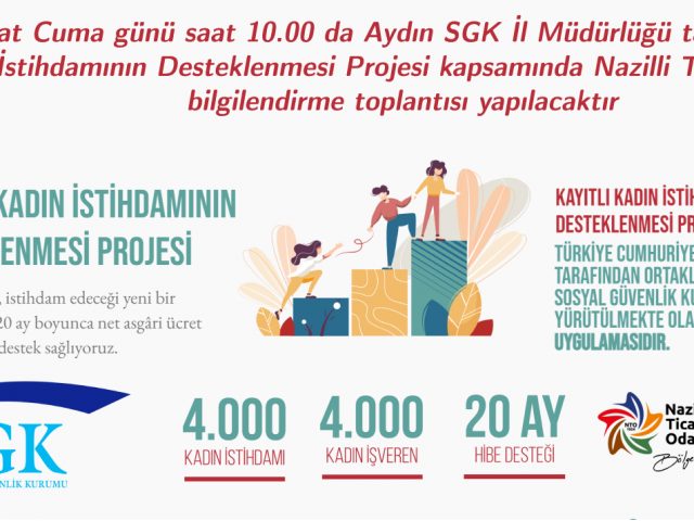 Kayıtlı Kadın İstihdamın Desteklenmesi Projesi