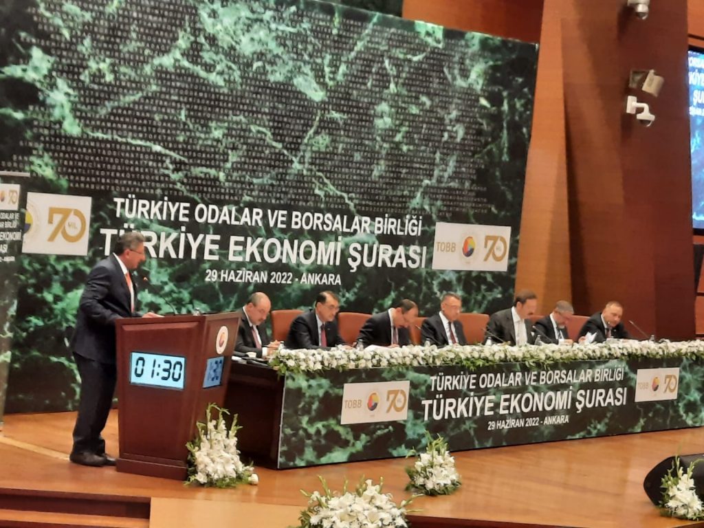 TOBB ev sahipliğinde düzenlenen Türkiye Ekonomi Şurası, Cumhurbaşkanı Yardımcısı Sn. Fuat OKTAY’ın katılımlarıyla gerçekleştirildi.