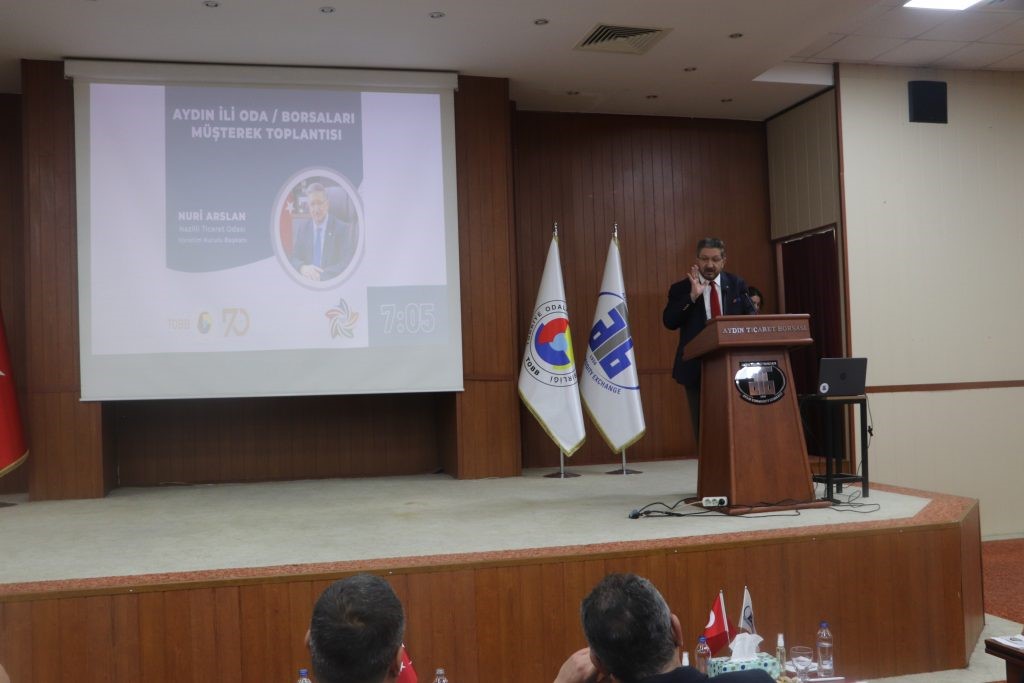 Unity and Solidarity Message at the Joint Meeting of Aydın Chambers of Commerce and Stock Exchanges