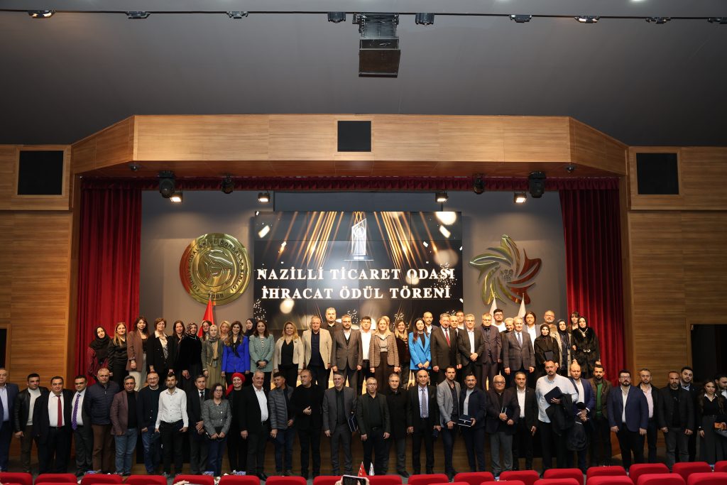 Nazilli Ticaret Odası Sorumluluk Alanı İçinde Faaliyet Gösteren İhracatçı Firmalara Yönelik Başarı Ödülleri Töreni Nto Konferans Salonunda Yapıldı
