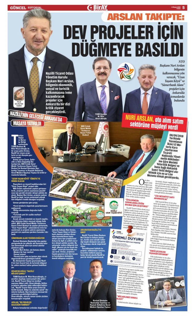 Dev Projeler İçin Düğmeye Basıldı