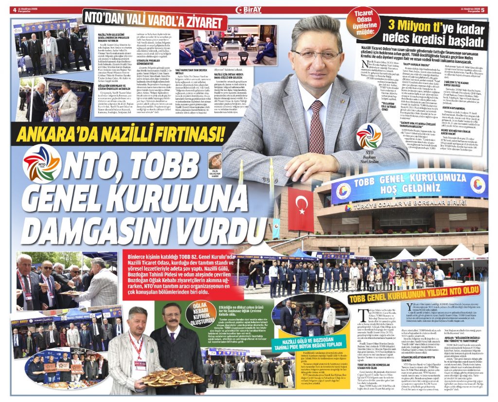 NTO TOBB Genel Kuruluna Damga Vurdu